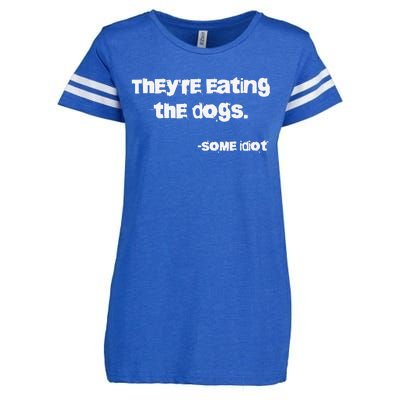 They Are Eating The Dogs Gift Enza Ladies Jersey Football T-Shirt