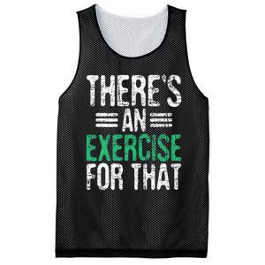 There's An Exercise For That Physical Therapist Therapy PT Mesh Reversible Basketball Jersey Tank