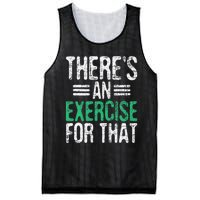 There's An Exercise For That Physical Therapist Therapy PT Mesh Reversible Basketball Jersey Tank