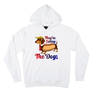 They Are Eating The Dogs Meme Dachshund Donald Trump Debate Hoodie