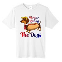 They Are Eating The Dogs Meme Dachshund Donald Trump Debate Tall Fusion ChromaSoft Performance T-Shirt