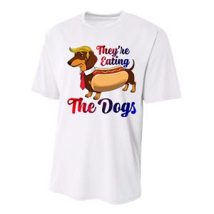 They Are Eating The Dogs Meme Dachshund Donald Trump Debate Performance Sprint T-Shirt