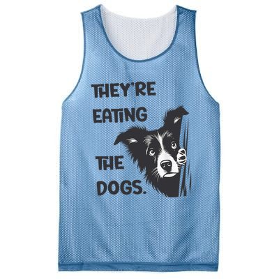 They Are Eating The Dogs Usa Election Trump 2024 Harris Mesh Reversible Basketball Jersey Tank