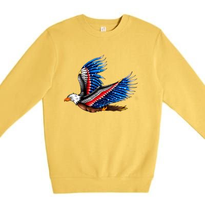 Tattoo American Eagle Premium Crewneck Sweatshirt