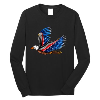 Tattoo American Eagle Long Sleeve Shirt