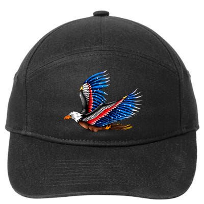 Tattoo American Eagle 7-Panel Snapback Hat