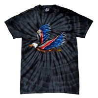 Tattoo American Eagle Tie-Dye T-Shirt