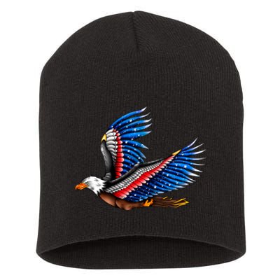 Tattoo American Eagle Short Acrylic Beanie