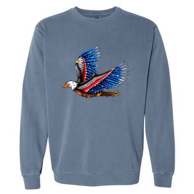 Tattoo American Eagle Garment-Dyed Sweatshirt