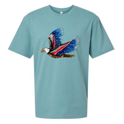 Tattoo American Eagle Sueded Cloud Jersey T-Shirt