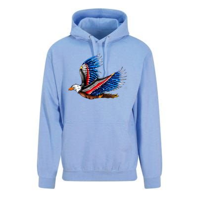 Tattoo American Eagle Unisex Surf Hoodie