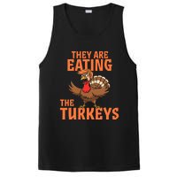 They Are Eating Turkey Funny Donald Trump Thanksgiving PosiCharge Competitor Tank