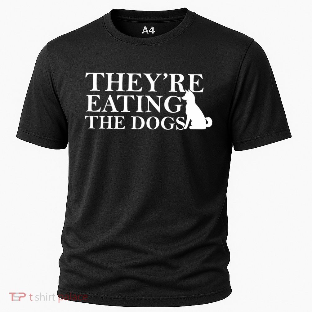 They Are Eating The Dogs They Are Eating The Pets Quote Cooling Performance Crew T-Shirt