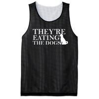 They Are Eating The Dogs They Are Eating The Pets Quote Mesh Reversible Basketball Jersey Tank