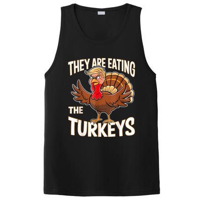 They Are Eating The Turkeys Funny Thanksgiving PosiCharge Competitor Tank