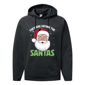 They Are Eating The Santas Performance Fleece Hoodie