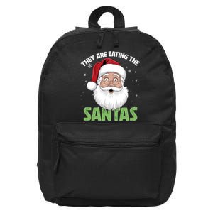 They Are Eating The Santas 16 in Basic Backpack