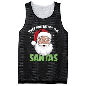 They Are Eating The Santas Mesh Reversible Basketball Jersey Tank