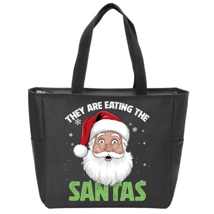 They Are Eating The Santas Zip Tote Bag