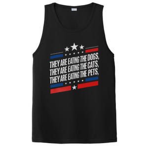 They Are Eating The Dogs The Cats The Pets Funny Trump PosiCharge Competitor Tank