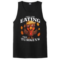 They Are Eating Turkey Funny Trump Thanksgiving PosiCharge Competitor Tank