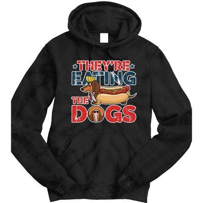 They Are Eating The Dogs Donald Trump Debate 2024 Tie Dye Hoodie