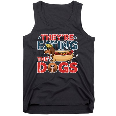 They Are Eating The Dogs Donald Trump Debate 2024 Tank Top