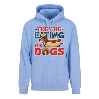 They Are Eating The Dogs Donald Trump Debate 2024 Unisex Surf Hoodie