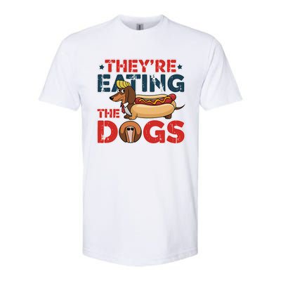 They Are Eating The Dogs Donald Trump Debate 2024 Softstyle CVC T-Shirt