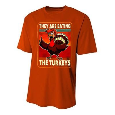 They Are Eating Turkey Funny Donald Trump Performance Sprint T-Shirt