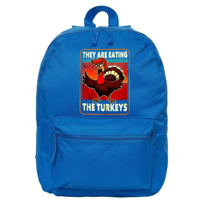 They Are Eating Turkey Funny Donald Trump 16 in Basic Backpack