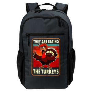 They Are Eating Turkey Funny Donald Trump Daily Commute Backpack