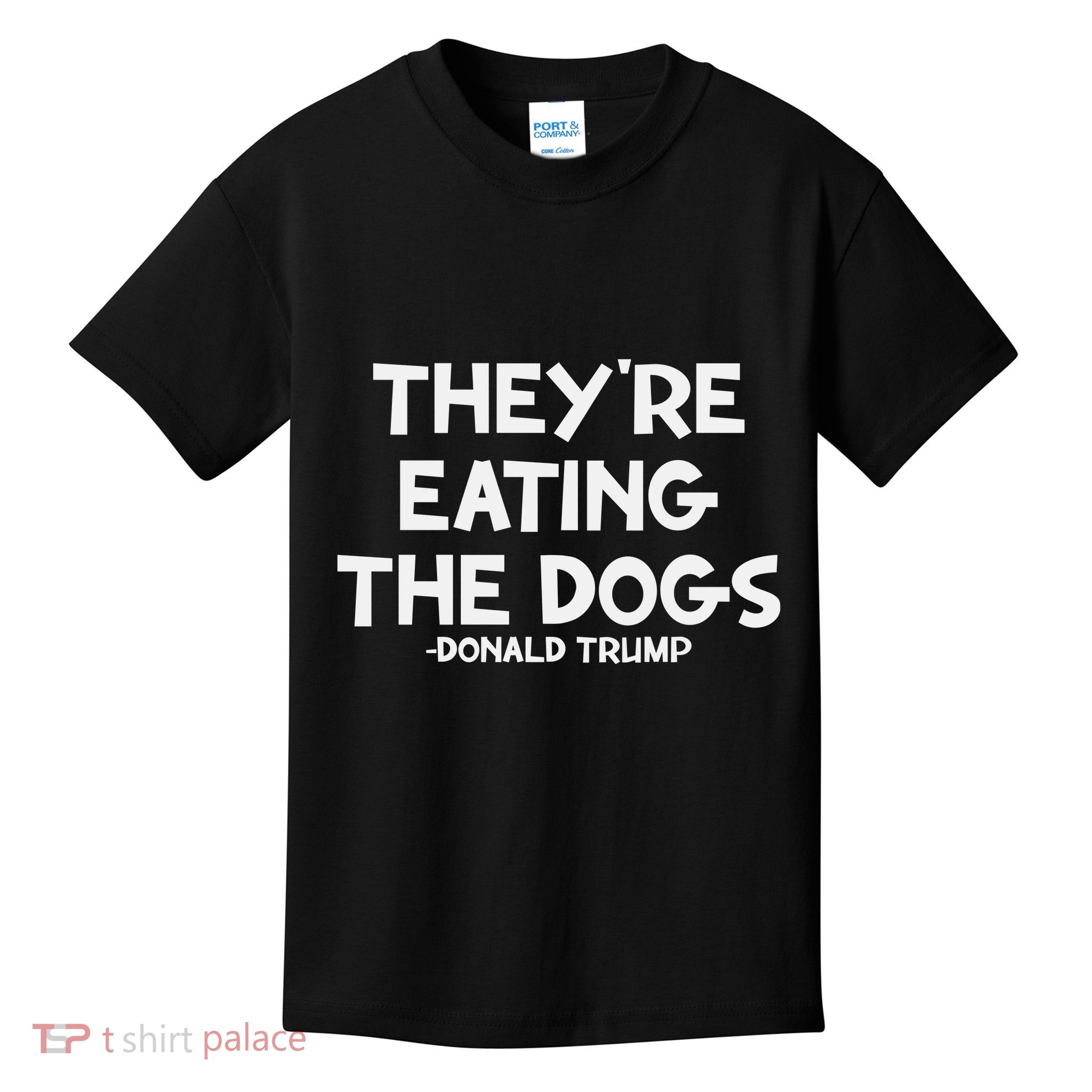 They Are Eating The Dogs Kids T-Shirt