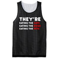 They Are Eating The Dogs Mesh Reversible Basketball Jersey Tank