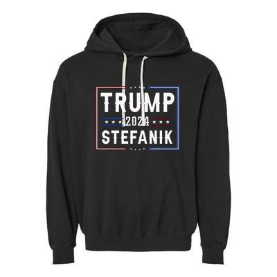 Trump And Elise Stefanik Vp Vice President 2024 Republicans Garment-Dyed Fleece Hoodie