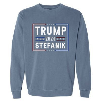 Trump And Elise Stefanik Vp Vice President 2024 Republicans Garment-Dyed Sweatshirt