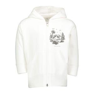 ThereS An Escape In Escaping The Bolter Ttpd Toddler Zip Fleece Hoodie