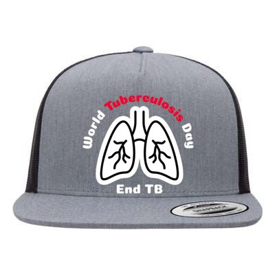 Tuberculosis Awareness End Tb Flat Bill Trucker Hat