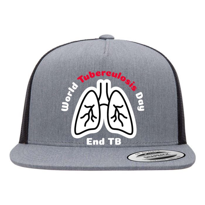 Tuberculosis Awareness End Tb Flat Bill Trucker Hat