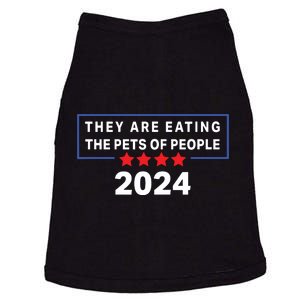 They Are Eating The Pets Of People Funny Political Quote Doggie Tank