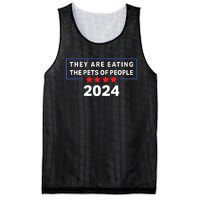 They Are Eating The Pets Of People Funny Political Quote Mesh Reversible Basketball Jersey Tank