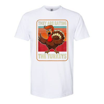 They Are Eating The Turkeys Thanksgiving Humor Softstyle® CVC T-Shirt