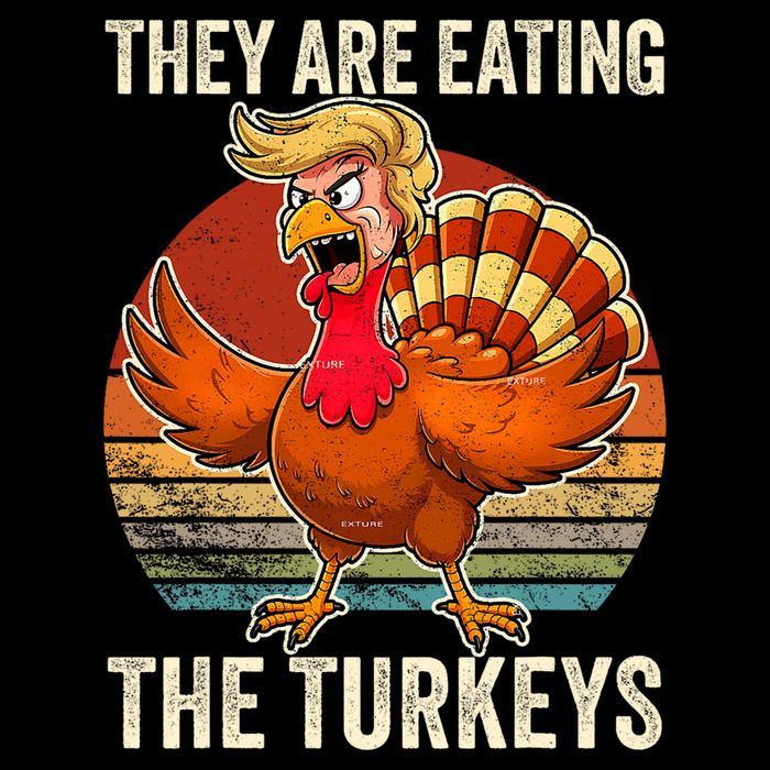 They Are Eating The Turkeys Thanksgiving Funny Turkeys Wool Snapback Cap