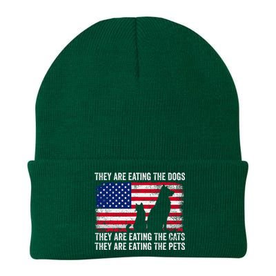 They Are Eating The Dogs The Cats The Pets Knit Cap Winter Beanie