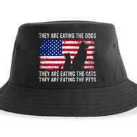 They Are Eating The Dogs The Cats The Pets Sustainable Bucket Hat