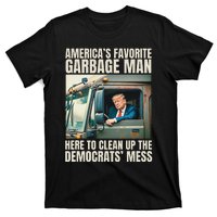 Trump AmericaS Favorite Garbage Man Trump In Trash Truck Gift T-Shirt