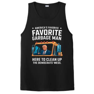 Trump AmericaS Favorite Garbage Man Trump In Trash Truck PosiCharge Competitor Tank