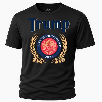 Trump A Fine President 2024 Cooling Performance Crew T-Shirt