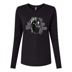 The Addams Family TV Series – Mothers Day Morticia Wednesday Womens Cotton Relaxed Long Sleeve T-Shirt