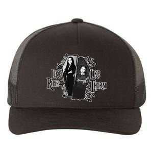 The Addams Family TV Series – Mothers Day Morticia Wednesday Yupoong Adult 5-Panel Trucker Hat